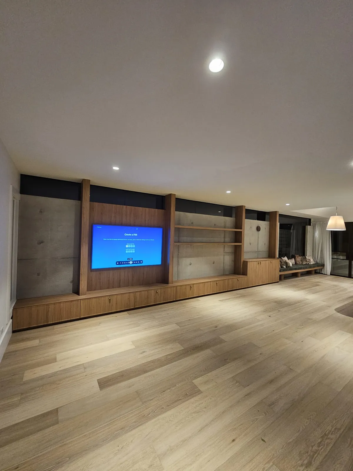 Living room joinery